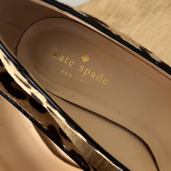 Kate Spade New York real fur cheetah/leopard print pump heels, size 7 womens - Picture 9 of 10